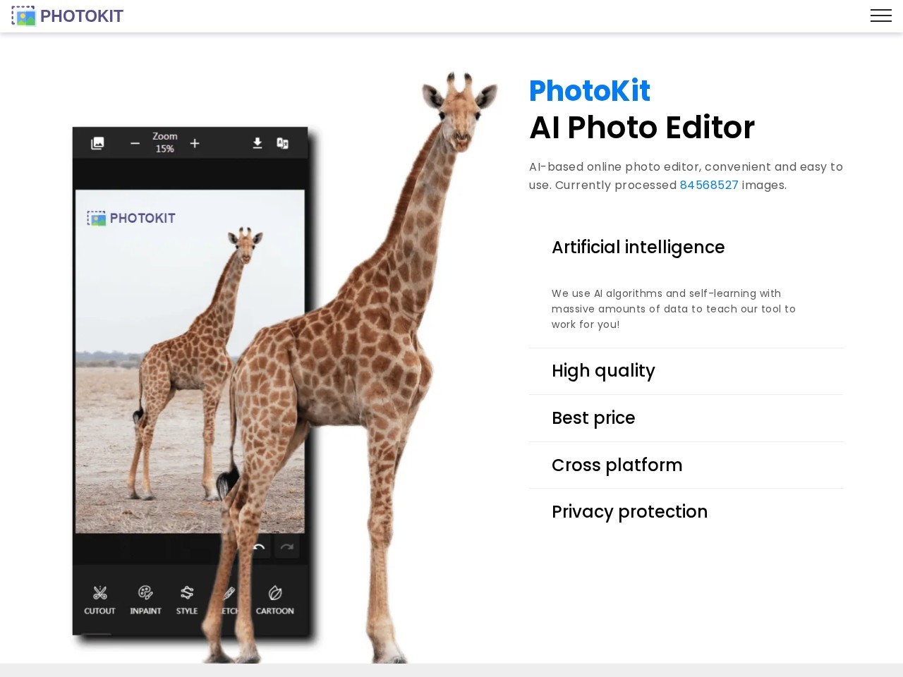Photokit在线照片编辑器